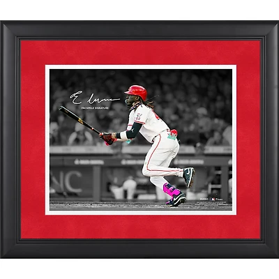 Elly De La Cruz Cincinnati Reds Facsimile Signature Framed 11" x 14" Spotlight Photograph