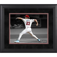 Zac Gallen Arizona Diamondbacks Facsimile Signature Framed 11" x 14" Spotlight Photograph