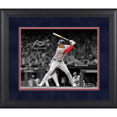 Matt Olson Atlanta Braves Facsimile Signature Framed 11" x 14" Spotlight Photograph