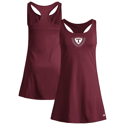 Women's adidas  Maroon Texas A&M Aggies Spring Fling Active Racerback Skort Dress