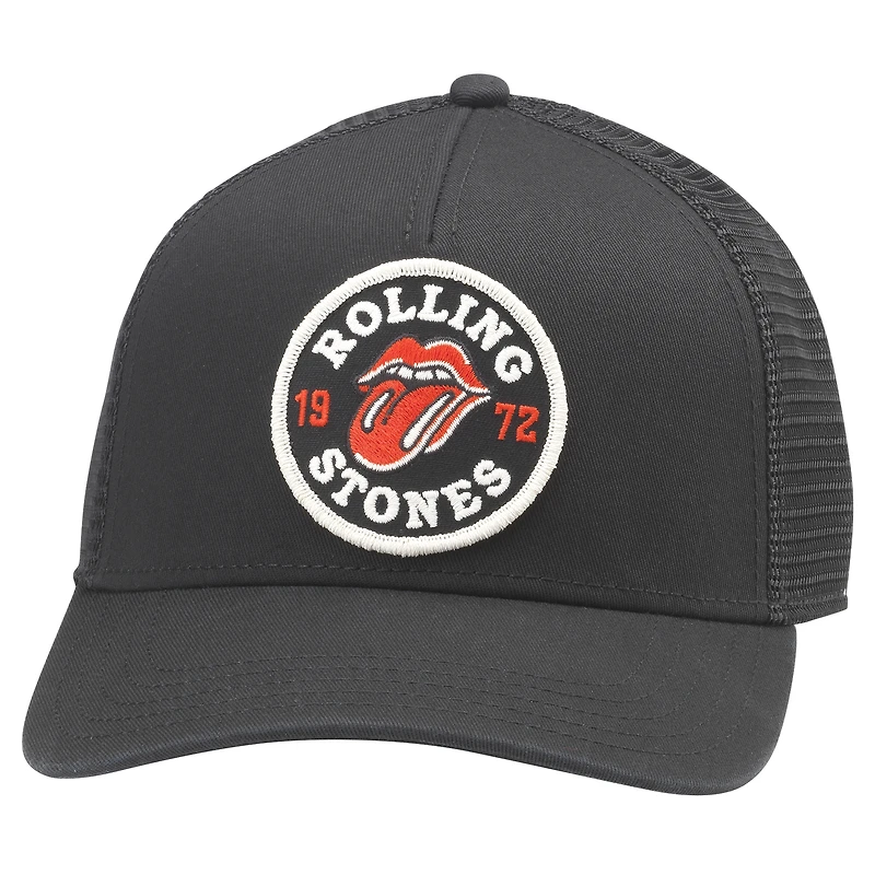 Men's American Needle Black Rolling Stones Valin Snapback Hat
