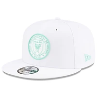 Men's New Era White Inter Miami CF 2024 Jersey Hook 9FIFTY Snapback Hat