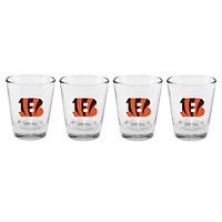 The Memory Company Cincinnati Bengals 4-Pack 2oz. Shot Glass Set
