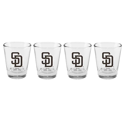 The Memory Company San Diego Padres 4-Pack 2oz. Shot Glass Set