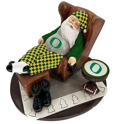 The Memory Company Oregon Ducks Resting Santa Figurine