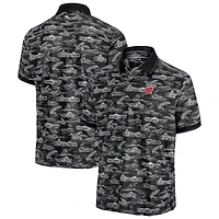 Men's Tommy Bahama Gray Wisconsin Badgers Sport Bay View IslandZone Polo