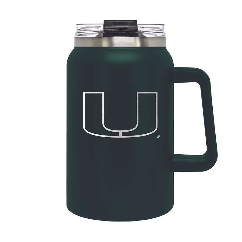 Miami Hurricanes 50oz. Coach Insulated Tumbler Mug