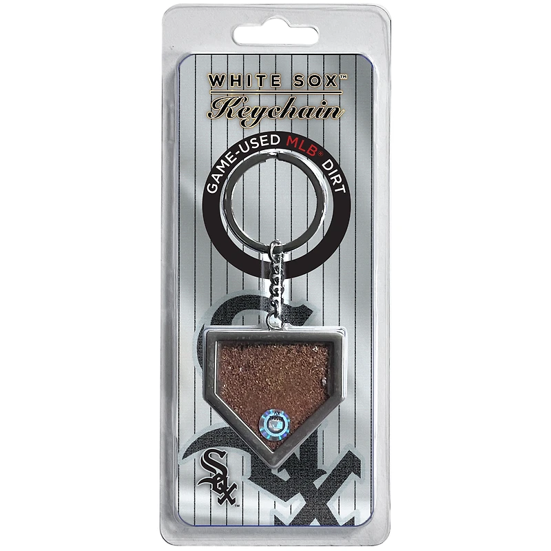 Chicago White Sox Dirt Key Chain - Filled with Game-Used Dirt from a Home Game