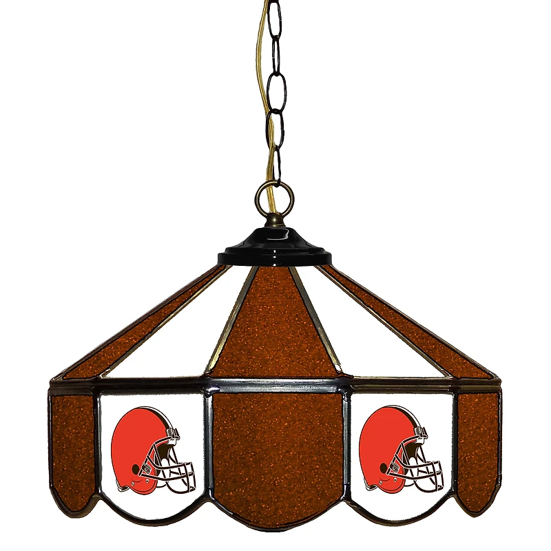 Cleveland Browns 14" Team Logo Glass Pub Lamp