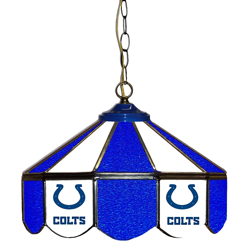 Indianapolis Colts 14" Team Logo Glass Pub Lamp