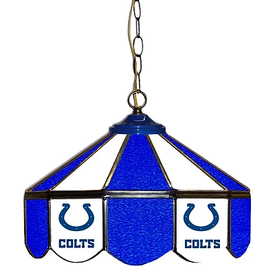 Indianapolis Colts 14" Team Logo Glass Pub Lamp