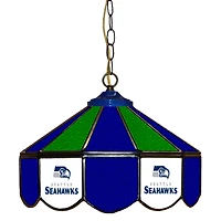 Seattle Seahawks 14" Team Logo Glass Pub Lamp