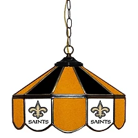 New Orleans Saints 14" Team Logo Glass Pub Lamp