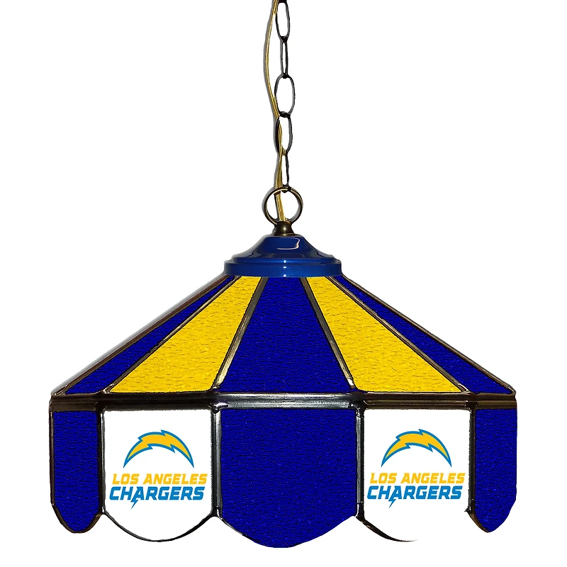 Los Angeles Chargers 14" Team Logo Glass Pub Lamp