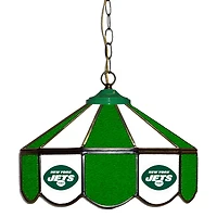 New York Jets 14" Team Logo Glass Pub Lamp