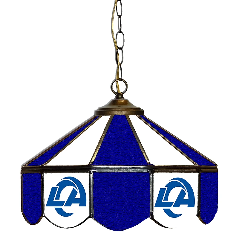 Los Angeles Rams 14" Team Logo Glass Pub Lamp