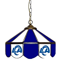 Los Angeles Rams 14" Team Logo Glass Pub Lamp