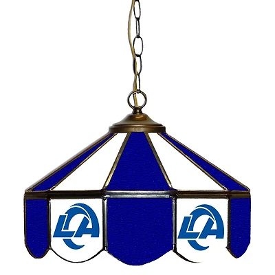 Los Angeles Rams 14" Team Logo Glass Pub Lamp