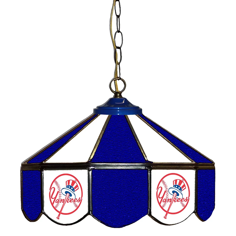 New York Yankees 14" Team Logo Glass Pub Lamp
