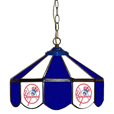 New York Yankees 14" Team Logo Glass Pub Lamp