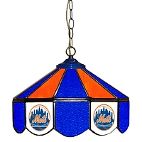 New York Mets 14" Team Logo Glass Pub Lamp
