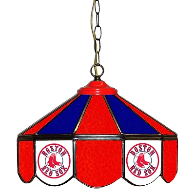 Boston Red Sox 14" Team Logo Glass Pub Lamp