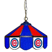 Chicago Cubs 14" Team Logo Glass Pub Lamp