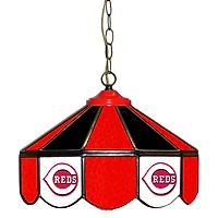 Cincinnati Reds 14" Team Logo Glass Pub Lamp
