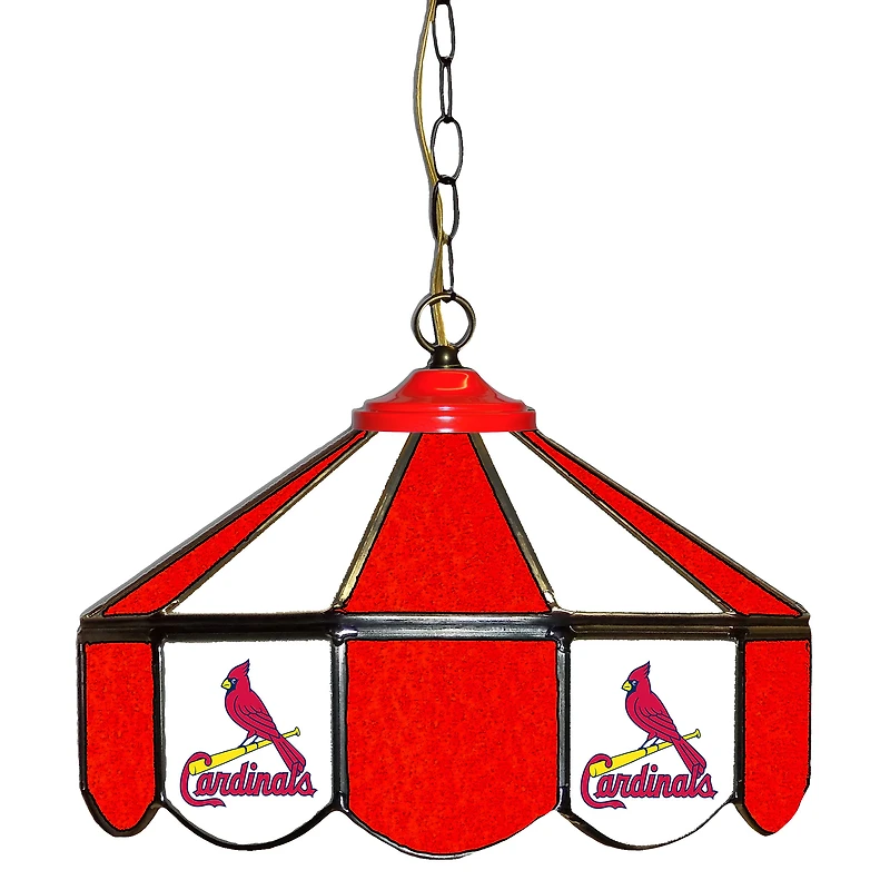St. Louis Cardinals 14" Team Logo Glass Pub Lamp