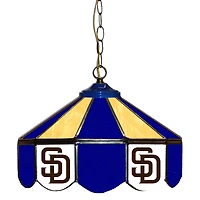 San Diego Padres 14" Team Logo Glass Pub Lamp