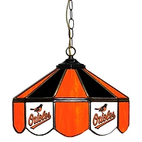 Baltimore Orioles 14" Team Logo Glass Pub Lamp
