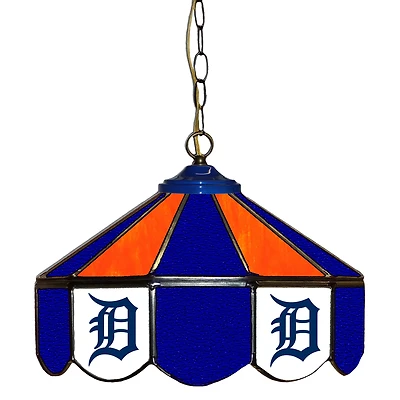 Detroit Tigers 14" Team Logo Glass Pub Lamp