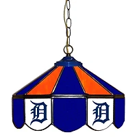 Detroit Tigers 14" Team Logo Glass Pub Lamp