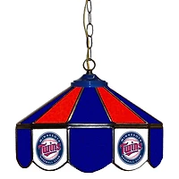 Minnesota Twins 14" Team Logo Glass Pub Lamp