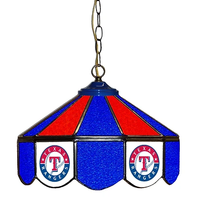Texas Rangers 14" Team Logo Glass Pub Lamp