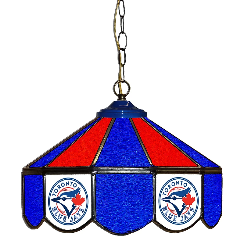 Toronto Blue Jays 14" Team Logo Glass Pub Lamp