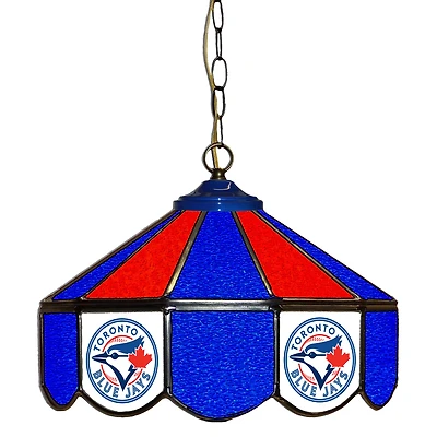 Toronto Blue Jays 14" Team Logo Glass Pub Lamp