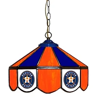 Houston Astros 14" Team Logo Glass Pub Lamp