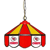 Kansas City Chiefs 14" Team Logo Glass Pub Lamp