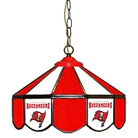 Tampa Bay Buccaneers 14" Team Logo Glass Pub Lamp