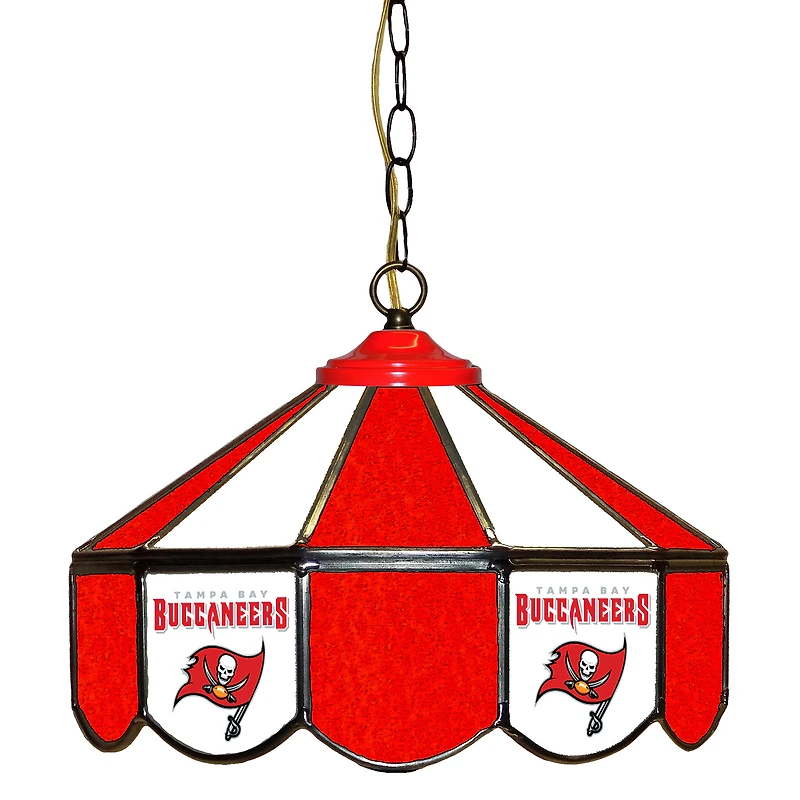 Tampa Bay Buccaneers 14" Team Logo Glass Pub Lamp
