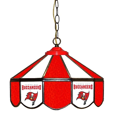 Tampa Bay Buccaneers 14" Team Logo Glass Pub Lamp