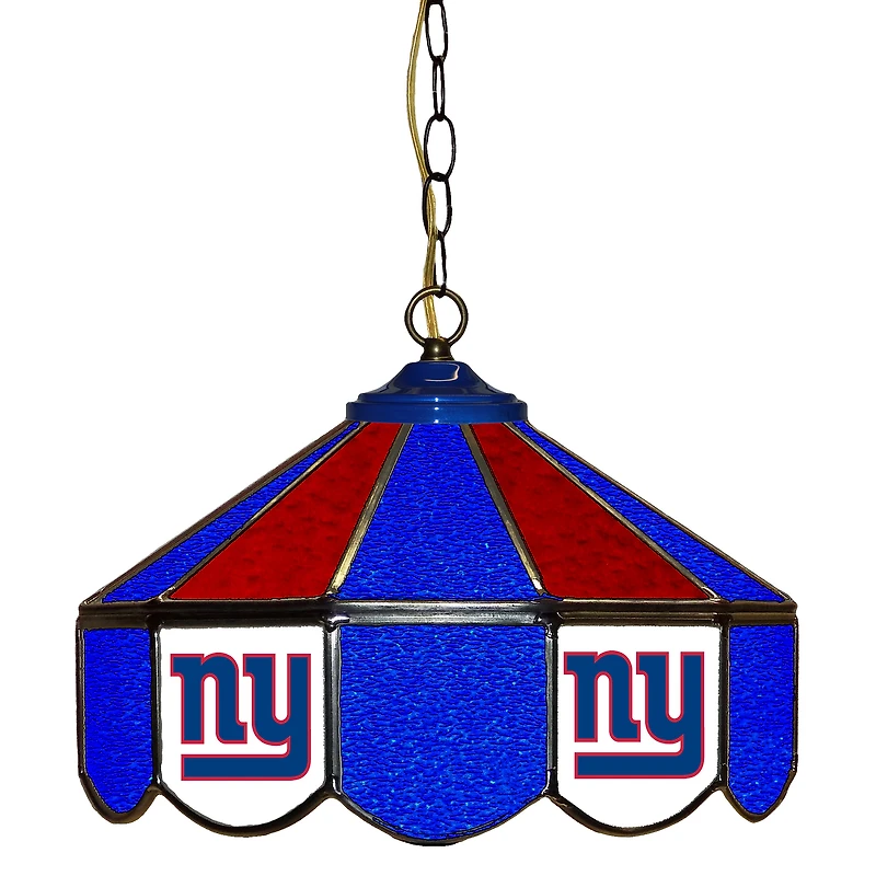 New York Giants 14" Team Logo Glass Pub Lamp