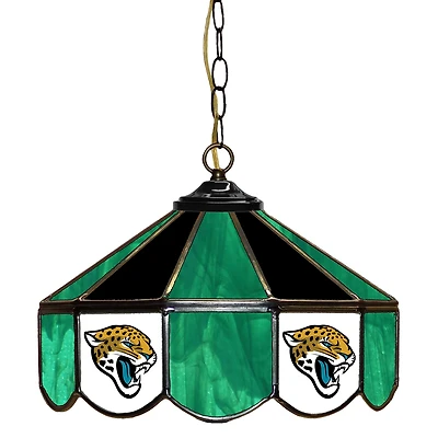 Jacksonville Jaguars 14" Team Logo Glass Pub Lamp