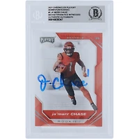 Ja'Marr Chase Cincinnati Bengals Autographed 2021 Panini Playoff Momentum #PMR-5 Beckett Fanatics Witnessed Authenticated Rookie Card