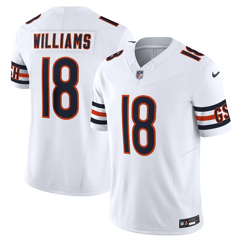 Men's Nike Caleb Williams White Chicago Bears Vapor F.U.S.E. Limited Jersey