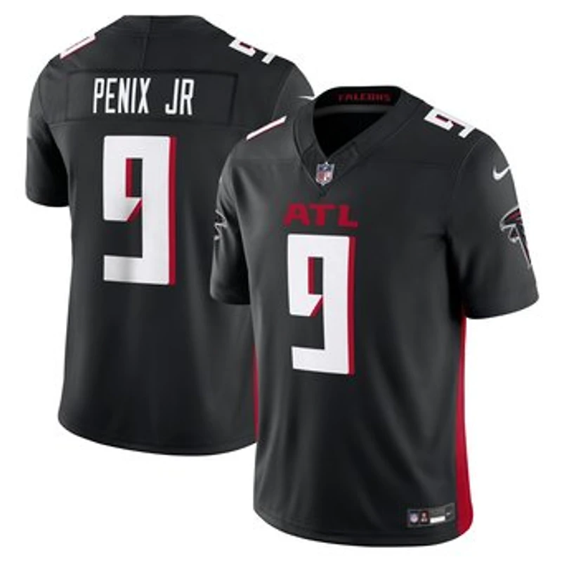 Men's Nike Michael Penix Jr. Black Atlanta Falcons Vapor F.U.S.E. Limited Jersey