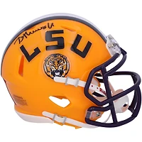 Brian Thomas Jr LSU Tigers Autographed Riddell Speed Mini Helmet