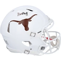 Xavier Worthy Texas Longhorns Autographed Riddell Speed Authentic Helmet