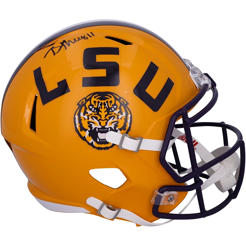 Brian Thomas Jr LSU Tigers Autographed Riddell Speed Replica Helmet
